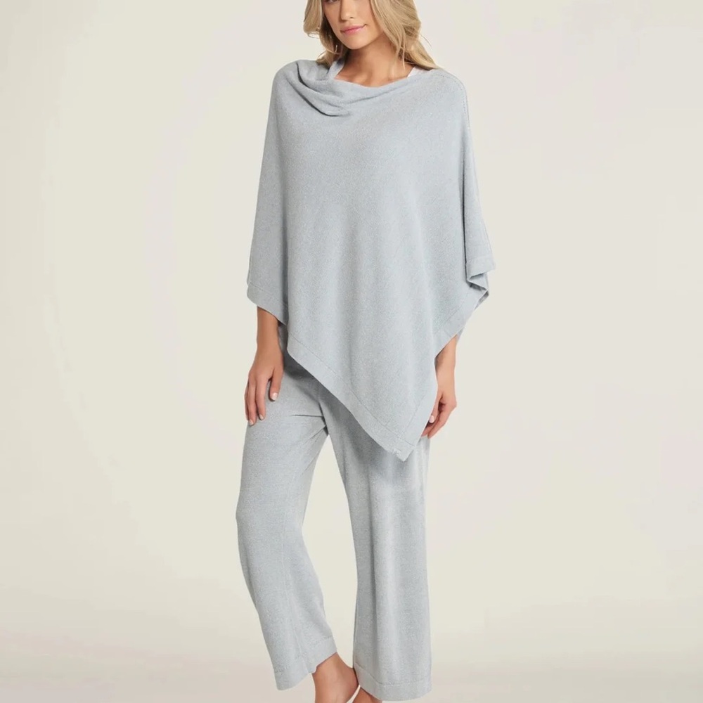 Barefoot Dreams - Cozychic Ultra Lite Poncho in Blue Water
